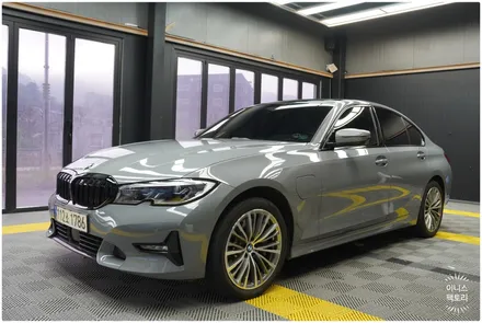 [용인랩핑]  BMW 320E 전체랩핑 크롬죽이기 이니스팩토리 / 용인 처인구