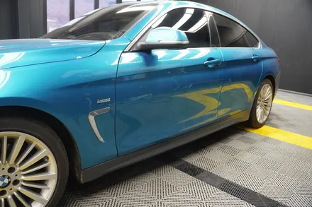 [강남,동탄] BMW 4시리즈 사틴화이트 랩핑으로 깔끔한 이미지로 변신하기! / 용인 처인구
