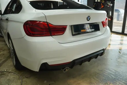 [강남,동탄] BMW 4시리즈 사틴화이트 랩핑으로 깔끔한 이미지로 변신하기! / 용인 처인구