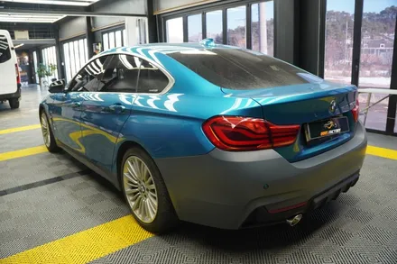 [강남,동탄] BMW 4시리즈 사틴화이트 랩핑으로 깔끔한 이미지로 변신하기! / 용인 처인구