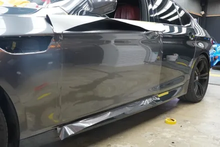 [용인랩핑] BMW M5 전체랩핑 엘비필름 리퀴드 메탈 크레센트그레이 이니스팩토리 / 용인 처인구