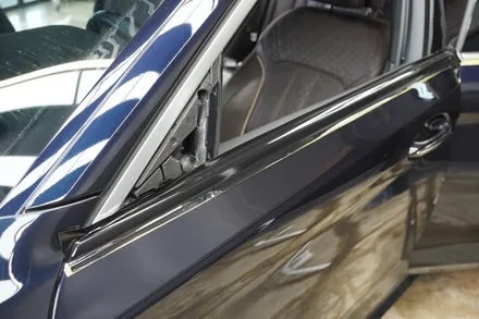 [용인, 성남] BMW 5시리즈 크롬죽이기 랩핑으로 크롬의 상처를 덮어 없애기 / 용인 처인구
