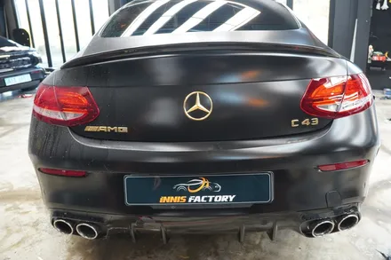 [성남, 강남] 벤츠 C43 AMG 라이트 PPF로 소중한 라이트 보호와 톤다운 하기! / 용인 처인구
