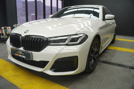 [용인, 하남] BMW 5시리즈 세륨사이드미러 랩핑으로 포인트 주기 / 용인 처인구