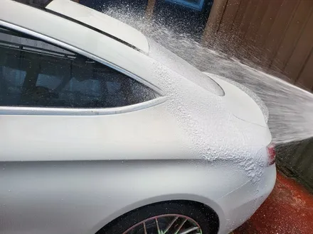 메르세데스 벤츠 w205 C63s AMG 3M2080 사틴 다크 그레이 전체 랩핑 시공 / 부산 해운대구