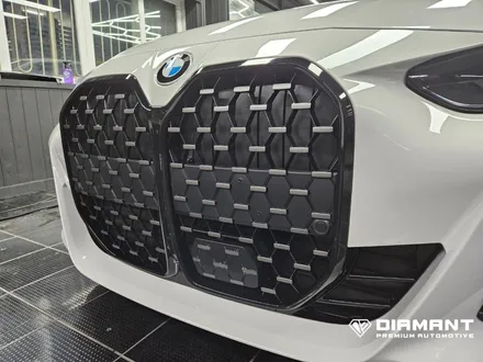 부산해운대랩핑 BMW G22 4시리즈 그릴 포인트 랩핑 시공 / 부산 해운대구