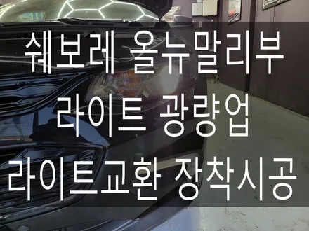 올뉴 말리부 라이트 교체 / 부산 해운대구