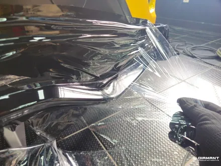 부산해운대랩핑 벨로스터 디퓨져 3M2080 블랙유광 랩핑시공완료 / 부산 해운대구