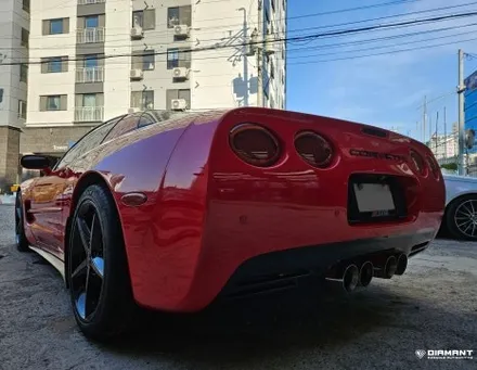 부산해운대콜벳 디퓨져 포인트랩핑 3M2080 블랙유광 / 부산 해운대구