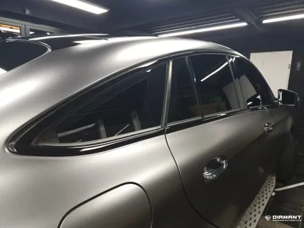 부산해운대랩핑 벤츠 GLE350d 3M2080 사틴다크그레이 전체랩핑 완벽변신작업완료 / 부산 해운대구