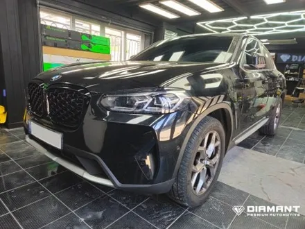 부산해운대랩핑 BMW X4 윈도우몰딩 CYS 고광택 크롬죽이기 랩핑 깔끔하게 시공완료 / 부산 해운대구