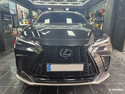 부산해운대랩핑 렉서스 NX 프론트립 리어디퓨져 포인트랩핑엠블럼 스모그필름 시공완료 / 부산 해운대구