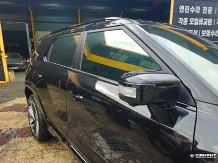 부산해운대랩핑 KGN 액티언 3M2080 블랙유광 크롬죽이기 전문시공 / 부산 해운대구