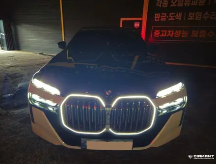 부산해운대썬팅 BMW G70 740i 글라스틴트 산타나 전체썬팅시공완료 / 부산 해운대구