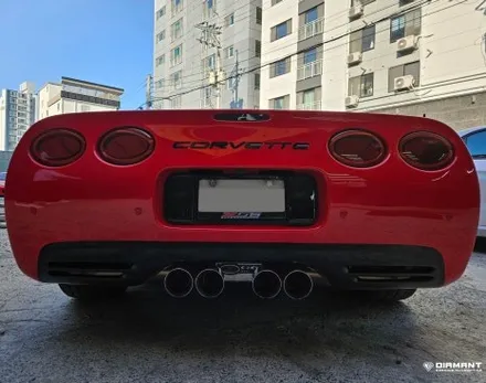 부산해운대콜벳 디퓨져 포인트랩핑 3M2080 블랙유광 / 부산 해운대구