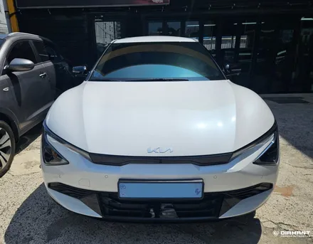 부산해운대썬팅 기아 EV6 타업체 시공불량도 디아만트에서 글라스틴트 썬셋 재시공 / 부산 해운대구