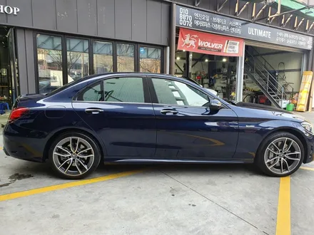 벤츠 W205 C43 AMG 전체 글라스틴트 썬셋 썬팅 시공 / 부산 해운대구
