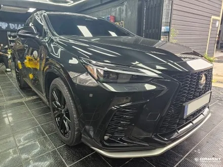 부산해운대랩핑 렉서스 NX 프론트립 리어디퓨져 포인트랩핑엠블럼 스모그필름 시공완료 / 부산 해운대구