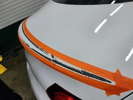 메르세데스 벤츠 w205 C63s AMG 3M2080 사틴 다크 그레이 전체 랩핑 시공 / 부산 해운대구