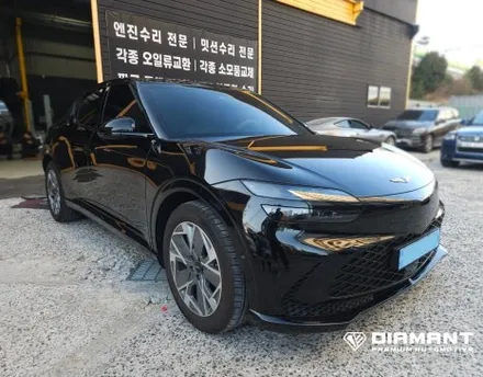 부산해운대랩핑 제네시스 GV60 크롬 죽이기 꼼꼼한 시공 / 부산 해운대구
