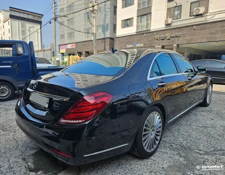 부산해운대썬팅 벤츠 S350 기존썬팅제거 및 글라스틴트 썬셋R 전체썬팅재시공 / 부산 해운대구