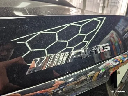 부산해운대랩핑 벤츠 AMG S63 크롬죽이기 및 엠블럼 블랙교체 / 부산 해운대구