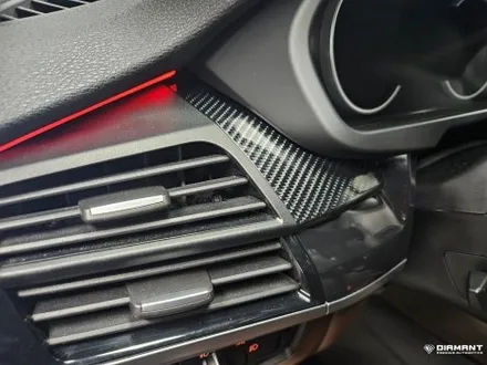 부산해운대랩핑 BMW X5 실내 고광택 카본 랩핑시공 / 부산 해운대구