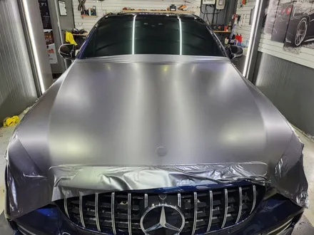 벤츠 w205 C43 AMG 3M2080 시리즈 사틴 다크 그레이 전체 랩핑시공 / 부산 해운대구