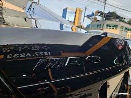 부산해운대랩핑 벤츠 AMG S63 크롬죽이기 및 엠블럼 블랙교체 / 부산 해운대구
