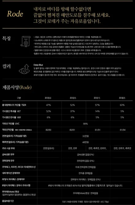 부산 썬팅/송정 썬팅/기장 썬팅/부산 디아만트 마스터샵/쉐보레 캡티바 글라스틴트 로데 35%전면 재시공! / 부산 해운대구