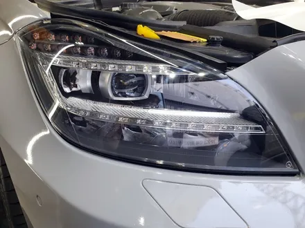 벤츠 W218 CLS63 AMG 헤드라이트 PPF 시공 / 부산 해운대구