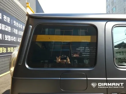 부산해운대랩핑 벤츠G바겐 비닐프로그 매트블랙 전체랩핑 / 부산 해운대구