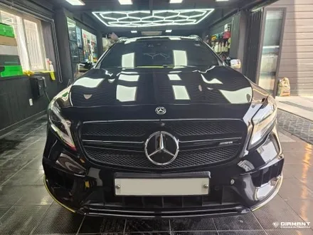 부산해운대랩핑 벤츠 GLA45amg 포인트 데칼 시공도 완벽하게 디아만트에서 / 부산 해운대구