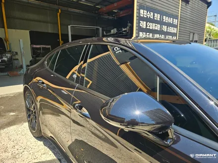 부산해운대썬팅 포르쉐 파나메라 글라스틴트 산타나 전체 썬팅 시공완료 / 부산 해운대구