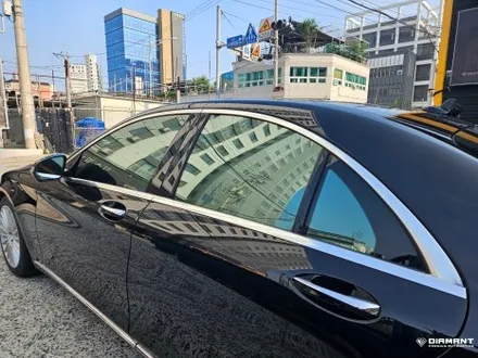 부산해운대썬팅 벤츠 S350 기존썬팅제거 및 글라스틴트 썬셋R 전체썬팅재시공 / 부산 해운대구