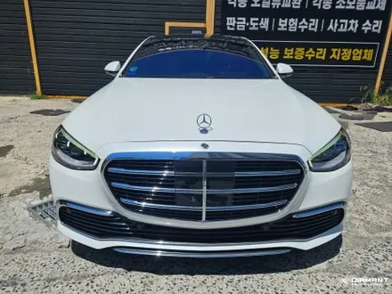 부산해운대랩핑 벤츠 W223 비닐프로그 고광택PET 전체랩핑시공 / 부산 해운대구