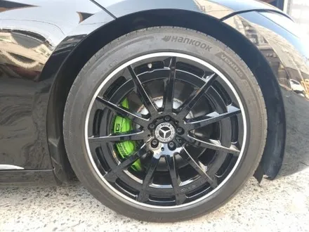 부산해운대랩핑 벤츠 EQS 비닐프로그 슈퍼하이글로시 블랙 휠랩핑으로 완성 / 부산 해운대구
