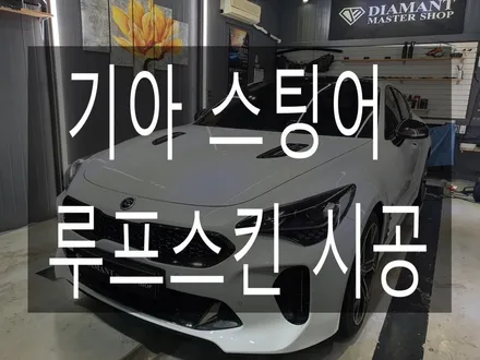 기아 스팅어 루프스킨 시공 / 부산 해운대구
