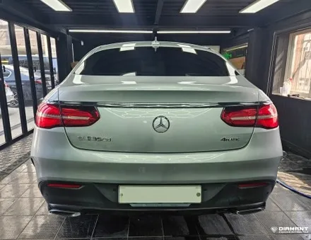 부산해운대랩핑 벤츠 GLE350d 3M2080 사틴다크그레이 전체랩핑 완벽변신작업완료 / 부산 해운대구