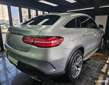 부산해운대랩핑 벤츠 GLE350d 3M2080 사틴다크그레이 전체랩핑 완벽변신작업완료 / 부산 해운대구