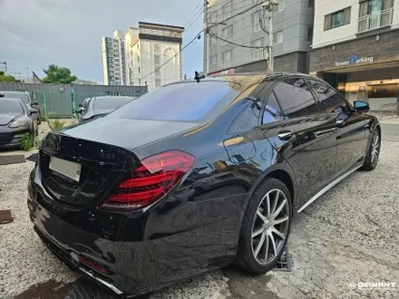부산해운대랩핑 벤츠 AMG S63 크롬죽이기 및 엠블럼 블랙교체 / 부산 해운대구