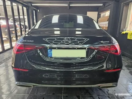 부산해운대랩핑 벤츠 W223 비닐프로그 고광택PET 전체랩핑시공 / 부산 해운대구