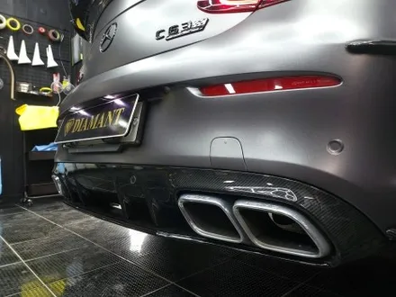 메르세데스 벤츠 C 클래스 쿠페 크롬 죽이기 랩핑 시공 w205 C63 AMG / 부산 해운대구