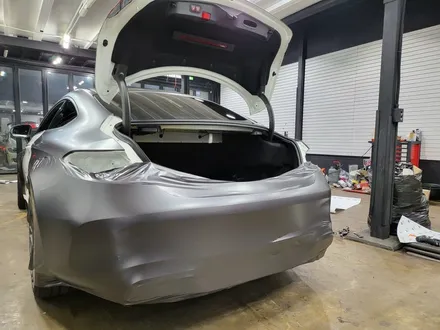 메르세데스 벤츠 w205 C63s AMG 3M2080 사틴 다크 그레이 전체 랩핑 시공 / 부산 해운대구