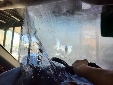 부산해운대 BMW F01 740Li 7시리즈 글라스틴트 썬셋 썬팅 시공 / 부산 해운대구