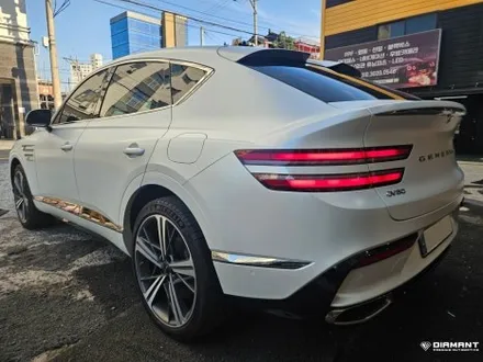 부산해운대랩핑 제네시스 GV80 비닐프로그펄화이트 전체 고광택 꼼꼼하게 시공완료 / 부산 해운대구