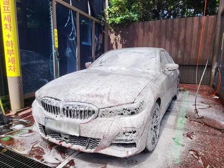 부산 해운대 송정 기장 일광 랩핑 전문점 디아만트 마스터샵 BMW G20 330e 에이버리 다이아몬드 화이트 전체 랩핑 제거 시공 / 부산 해운대구