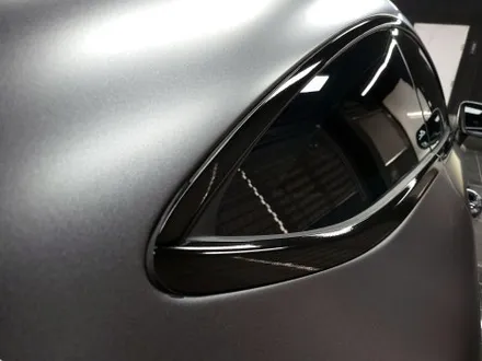 메르세데스 벤츠 C 클래스 쿠페 크롬 죽이기 랩핑 시공 w205 C63 AMG / 부산 해운대구