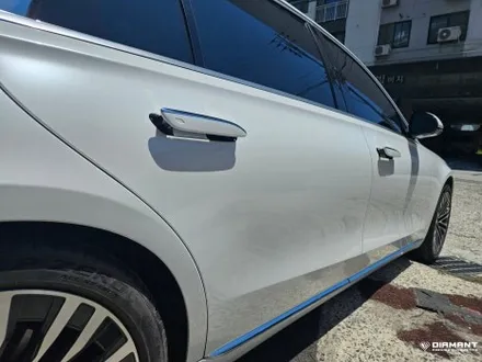 부산해운대랩핑 벤츠 W223 비닐프로그 고광택PET 전체랩핑시공 / 부산 해운대구