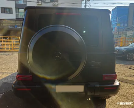 부산해운대랩핑 지바겐 G63amg 3M2080 사틴블랙 전체랩핑 지바겐랩핑전문업체 디아만트 / 부산 해운대구